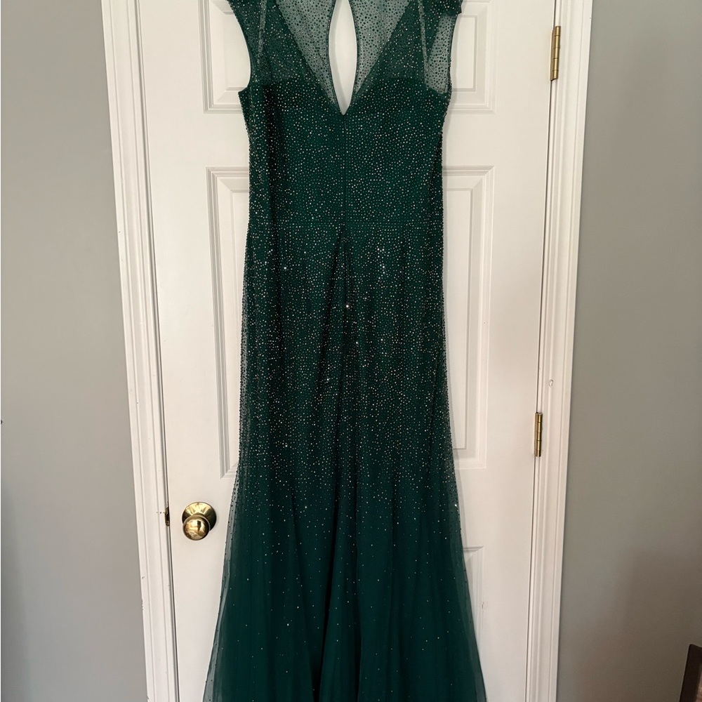 Elegant Green Evening Gown